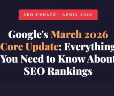 Google Core Update 2026, Google Ranking, SEO Ranking